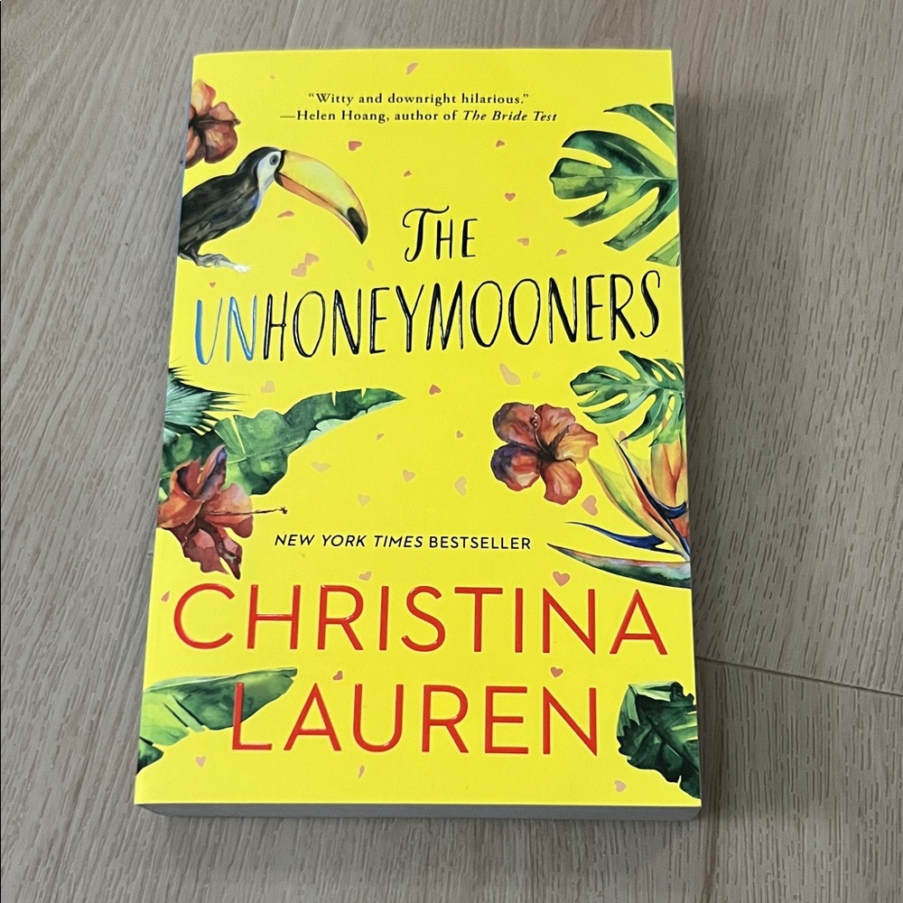 Christina Bright Yellow 'The Unhoneymooners' Book